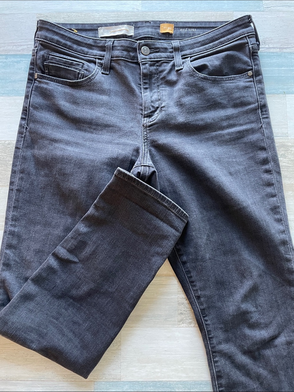 Pilcro Women's Skinny Jeans in Black Charcoal